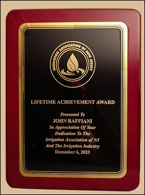 Raffiani's 2023 Lifetime Achievement Award
